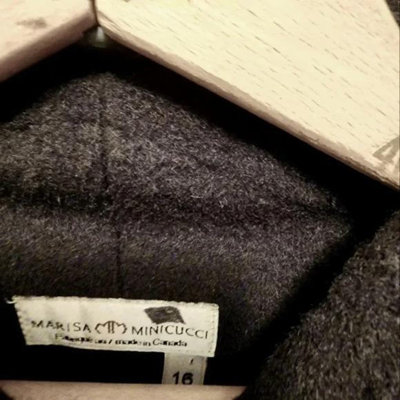 Marissa Minicucci Women's 68% Baby Alpaca Zip Fleece/Jacket Black Size 16 - Picture 5 of 6